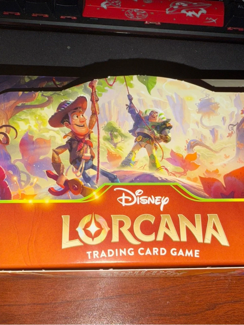 Disney Lorcana Trading Card Game Booster Pack - Orange wilds enchanted